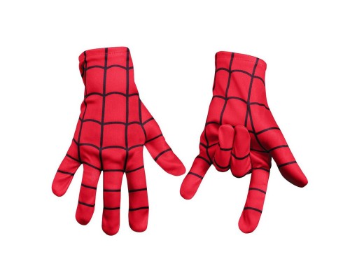 Красные взрослые перчатки Человека-Паука