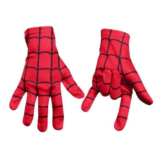 Красные взрослые перчатки Человека-Паука