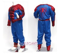 Улучшенный костюм Человека-Паука + перчатки, 125-135 см